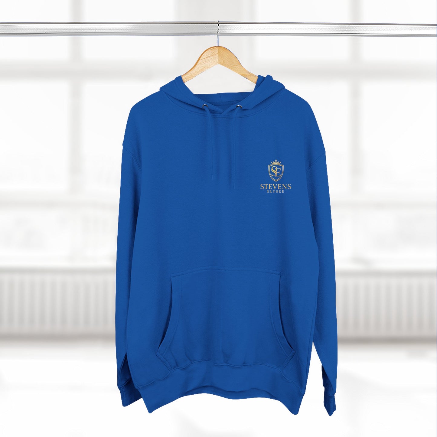 Embroidered Crest Hoodie - Stevens fleece