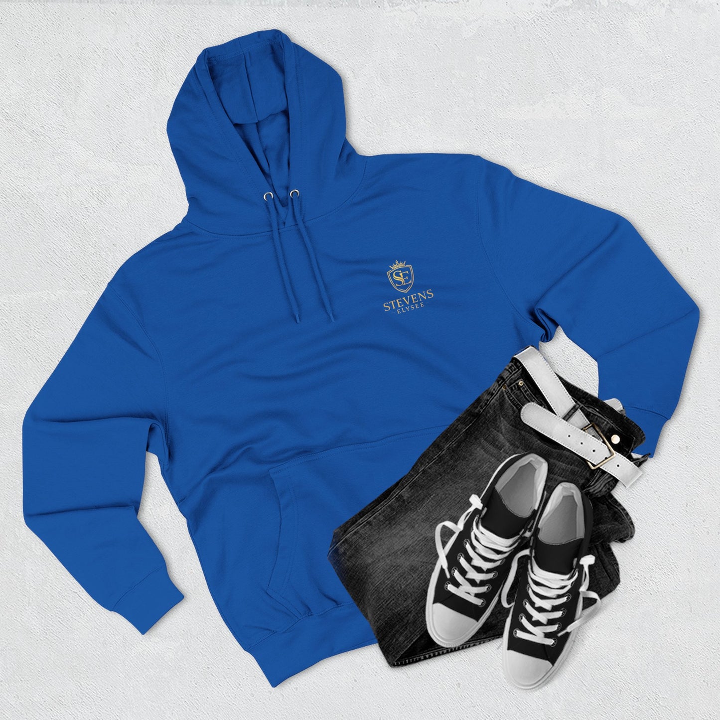 Embroidered Crest Hoodie - Stevens fleece