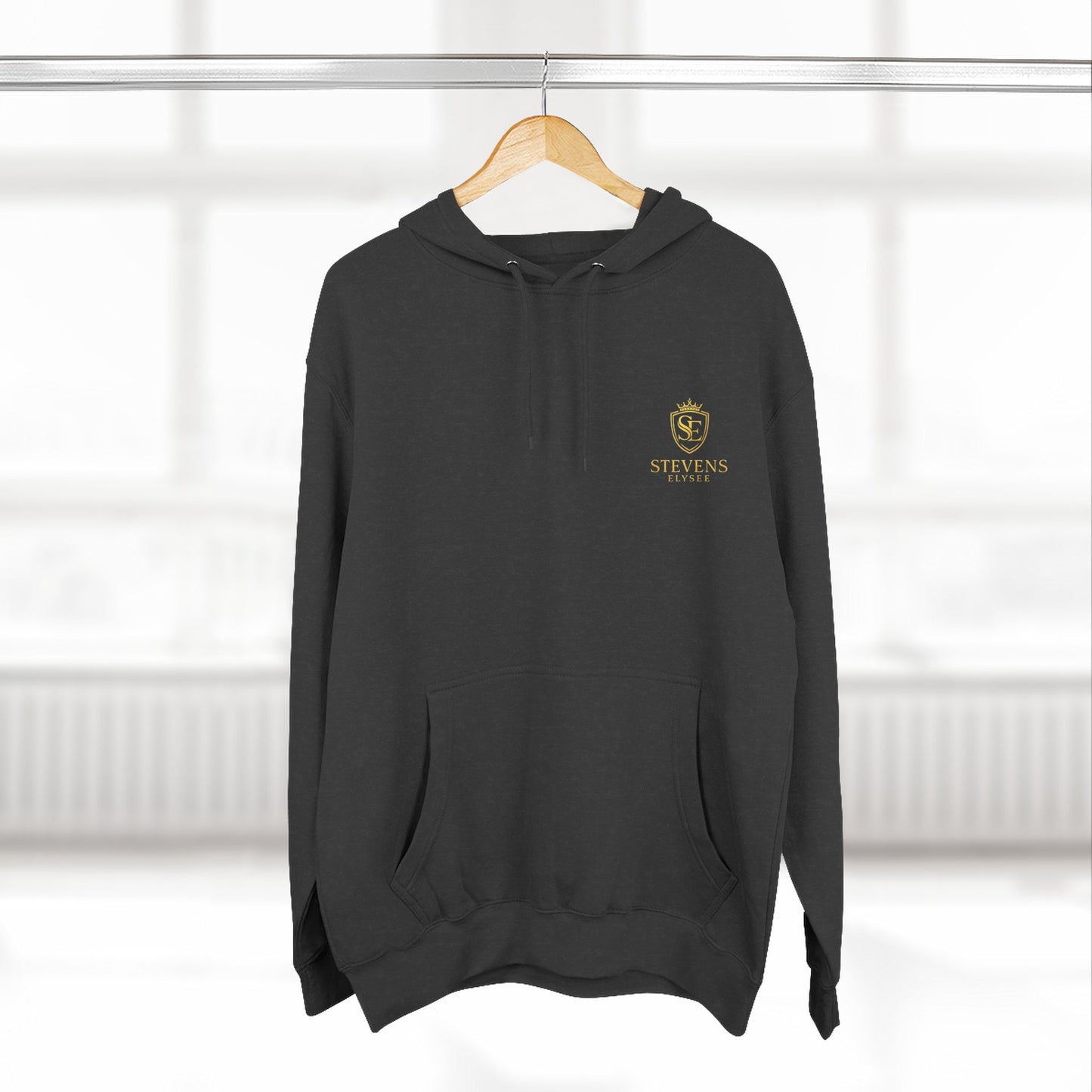 Embroidered Crest Hoodie - Stevens fleece