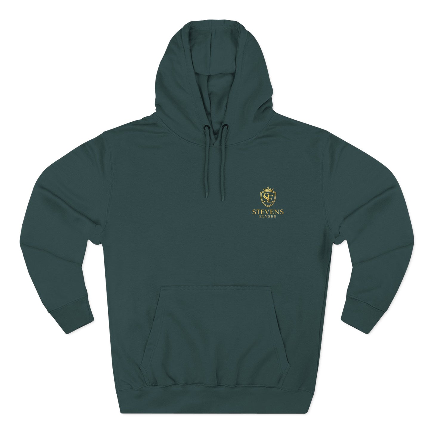 Embroidered Crest Hoodie - Stevens fleece