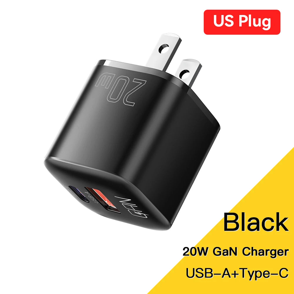 Essager 20W GaN USB-C Fast Charger for iPhone & iPad
