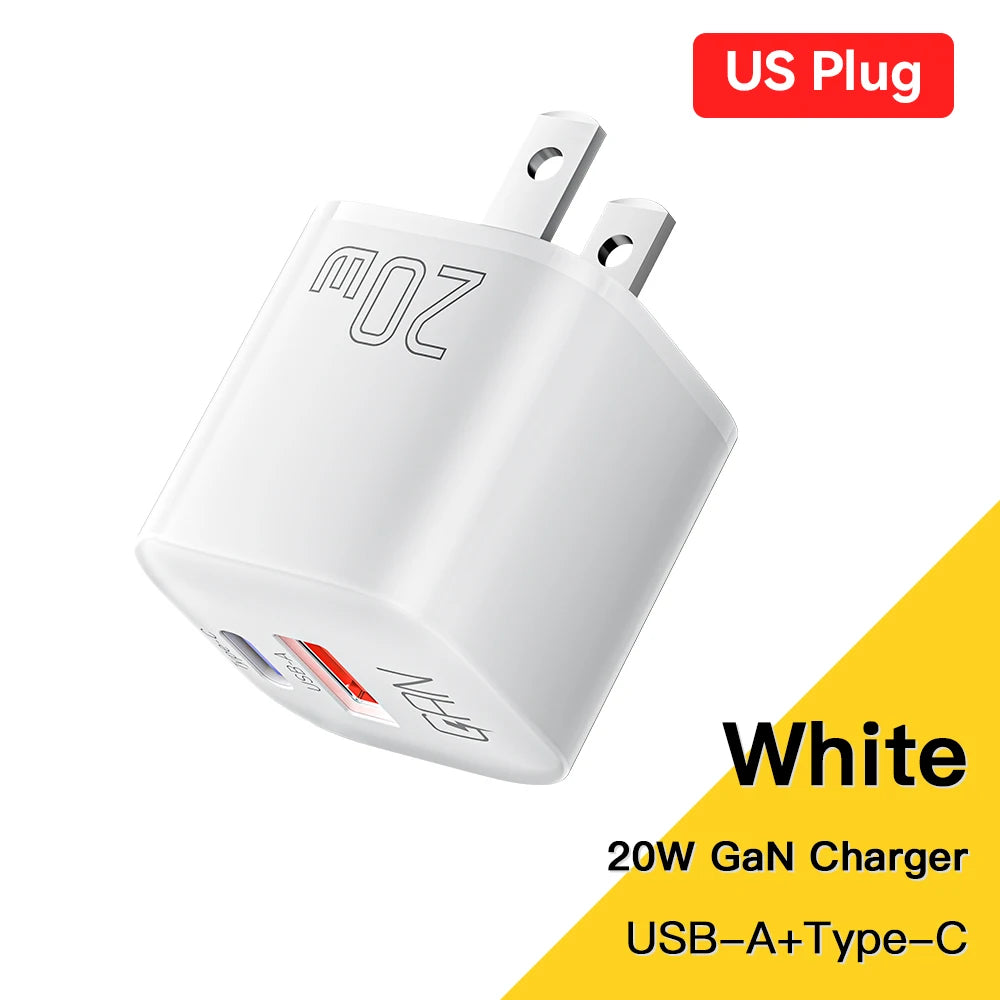 Essager 20W GaN USB-C Fast Charger for iPhone & iPad