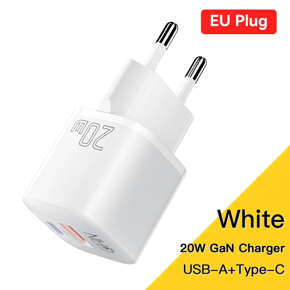 Essager 20W GaN USB-C Fast Charger for iPhone & iPad
