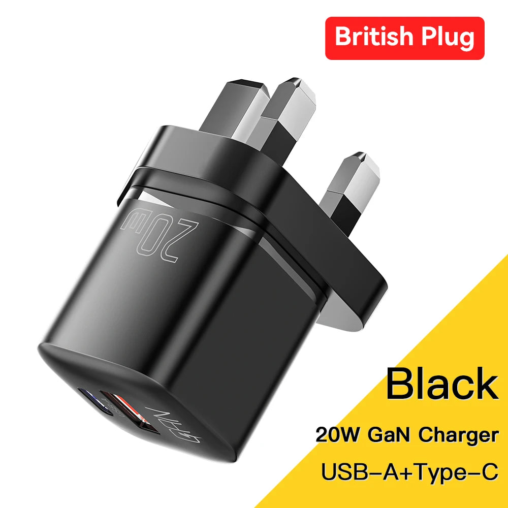 Essager 20W GaN USB-C Fast Charger for iPhone & iPad
